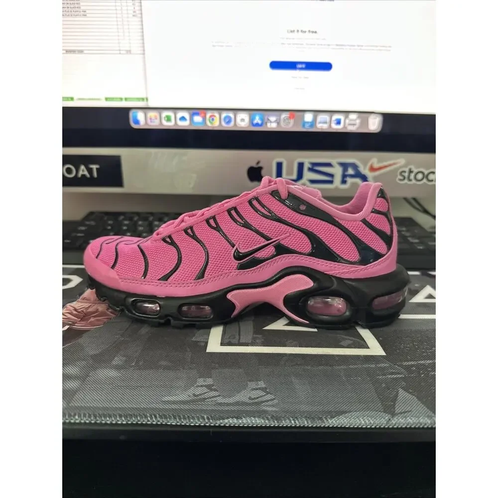 New Women's Size 6.5 Nike Air Max Plus Special Edition Playful Pink HJ9743-601